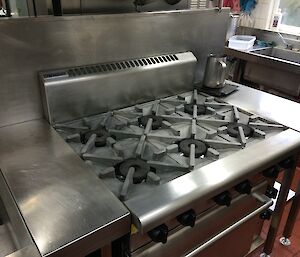 A very clean stove