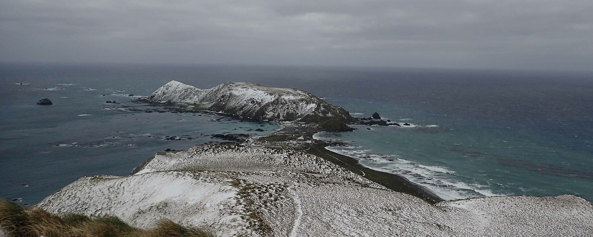 View from the top of Doctor’s track looking to station and North Head.