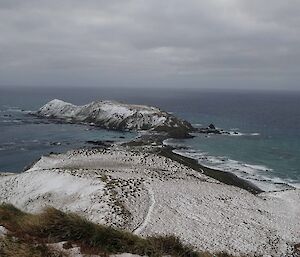 View from the top of Doctor’s track looking to station and North Head.