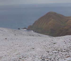 The view looking back at Brothers Point