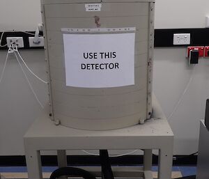 A picture of the gamma detector
