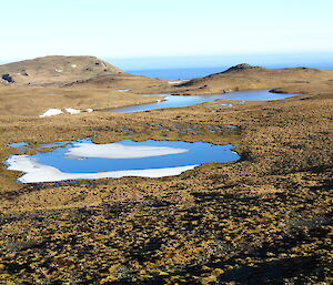 Scoble Lake viewed from OLT looking west towards Eagle Bay