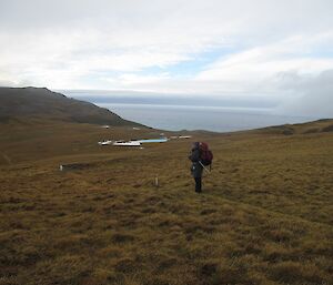 View to the east coast with no wind