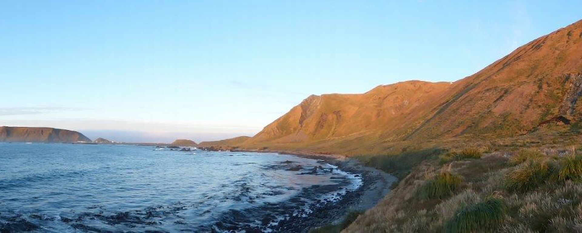 A panoramic shot of north head from Handspike Point