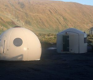 A melon hut in the sunshine