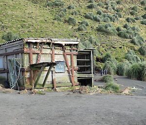 The hut as it stands now — photo taken Sept 19.