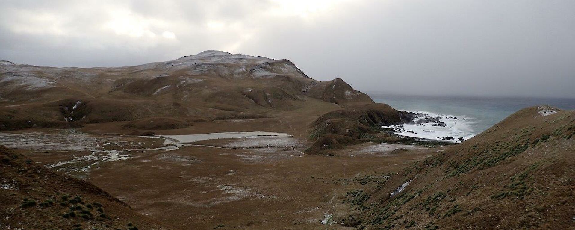 View as one is oming in to Green Gorge from the south