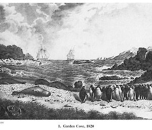 View of Garden Cove in 1820