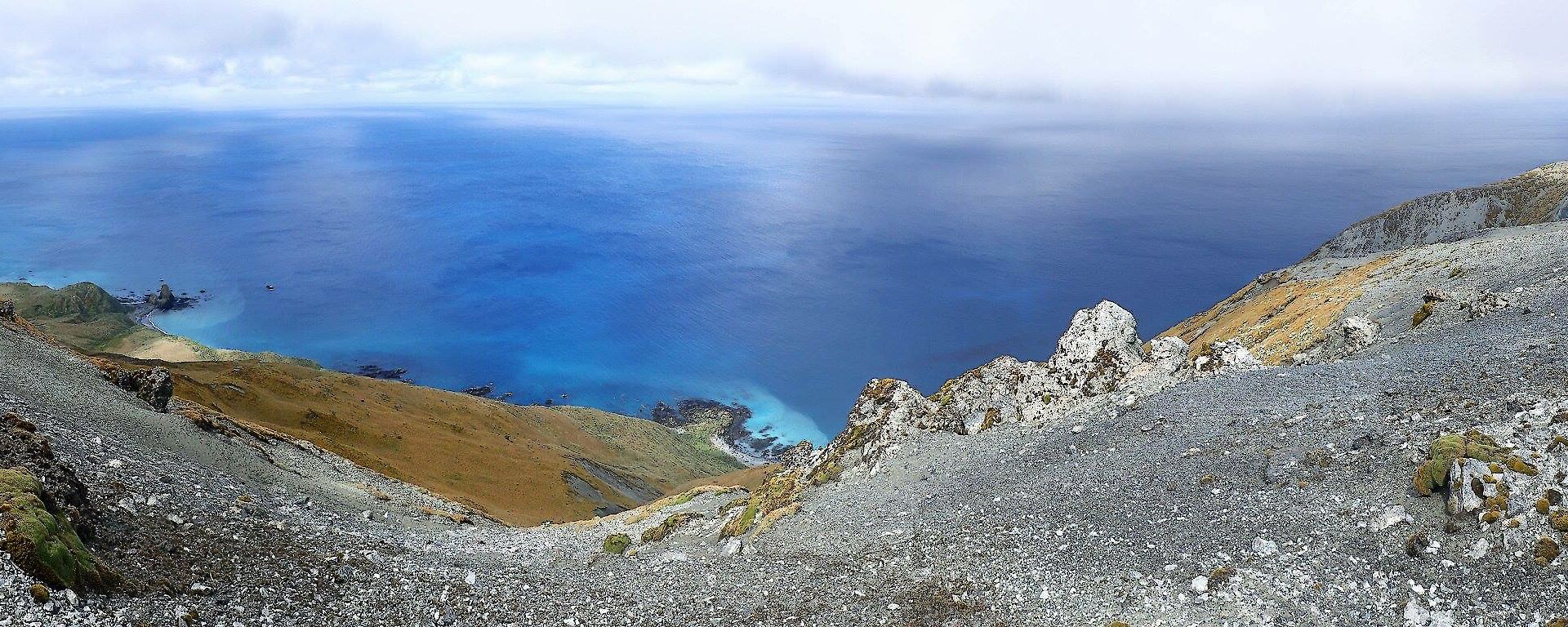 The view looking east from the top of Mt Elder