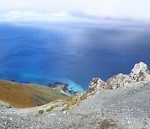 The view looking east from the top of Mt Elder