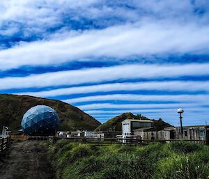 Striated clouds over North Head