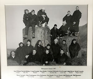 A photo of the 50thANARE Macquarie Island 1997