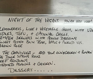 “Night Of The Vegans” by Chef Nick Baker — Macquarie Island 2017