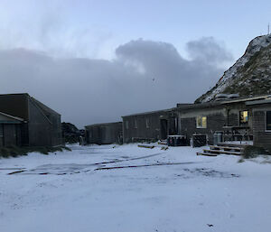 Market Square under snow