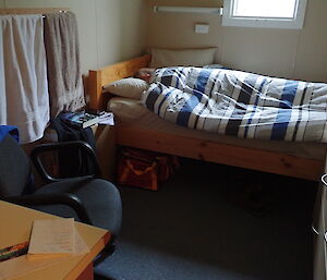 Hass room. Comfortable accommodation in Hasselborough House, Macquarie Island
