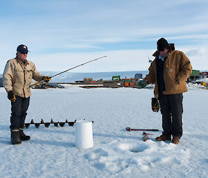 Fishing in Horseshoe Harbour