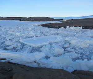 Picture of broken up sea ice