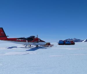 Twin Otter at Rumdoodle for the proving flight