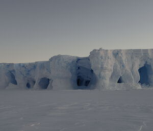 The shapes and colours of icebergs is amazing