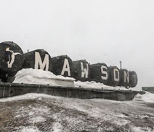 Mawson fuel tanks in the blizzard which caused the ice to break out.