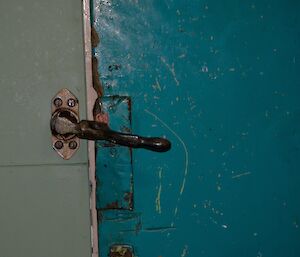 an old door handle