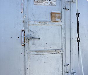 an old weathered door
