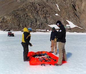 Heidi Godfrey goes through the contents of the Quad Recovery kit