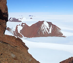 View from the saddle on Mt Hordern looking southwards