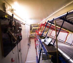 A muon telescope in the vault