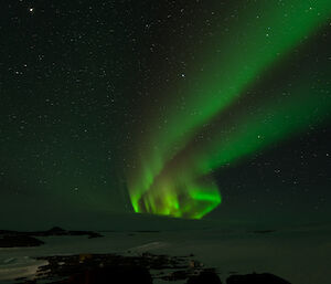 Aurora over East Bay