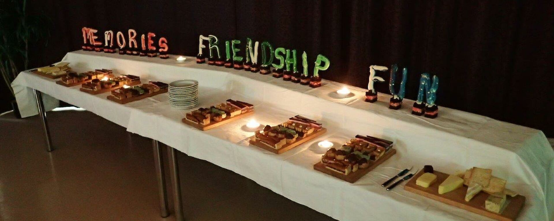 A beautiful dessert table