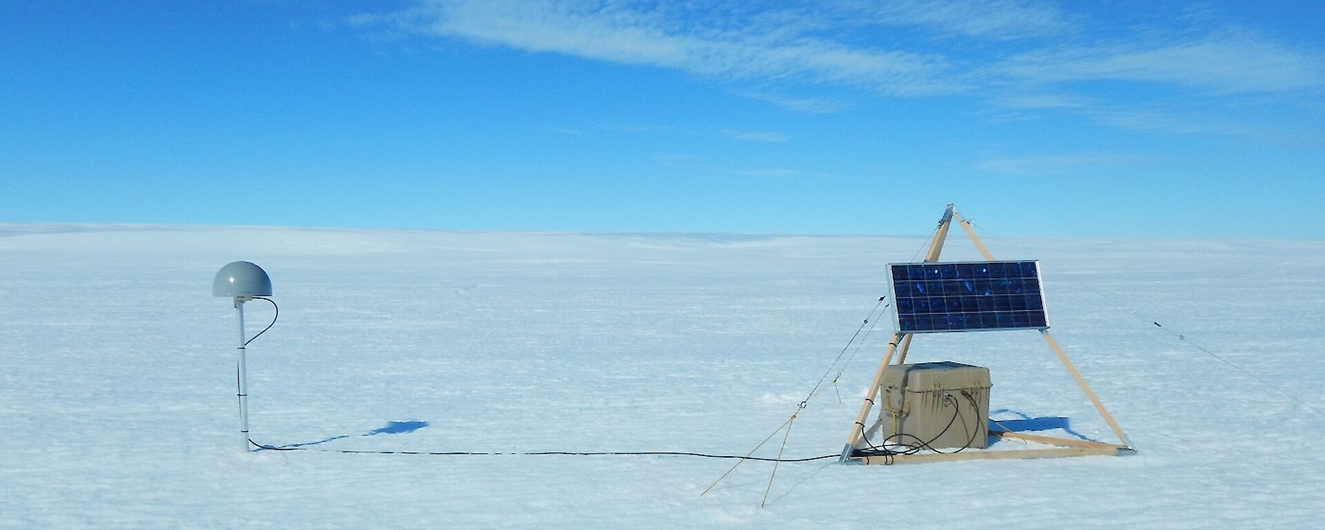 A GPS system on the ice