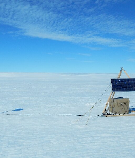 A GPS system on the ice