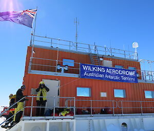 Wilkins Aerodrome building.