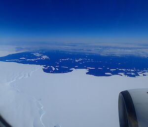 First views of the sea ice from the aircraft
