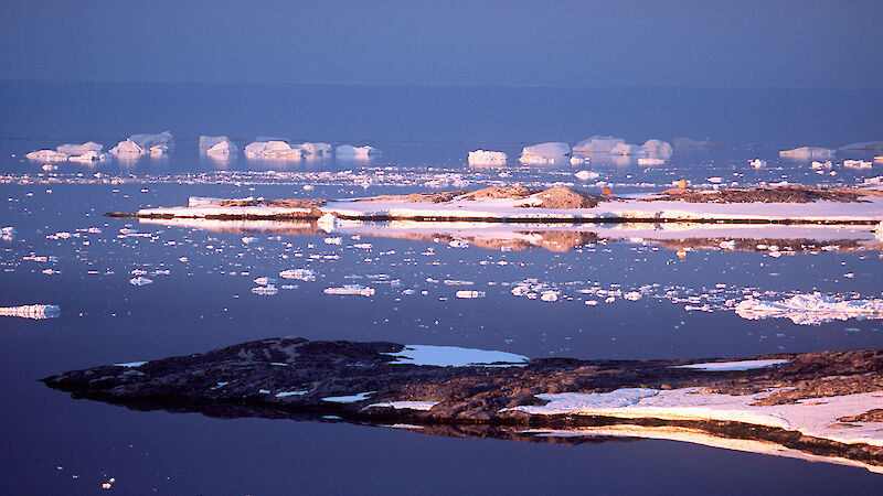 Looking across to Clark Peninsula