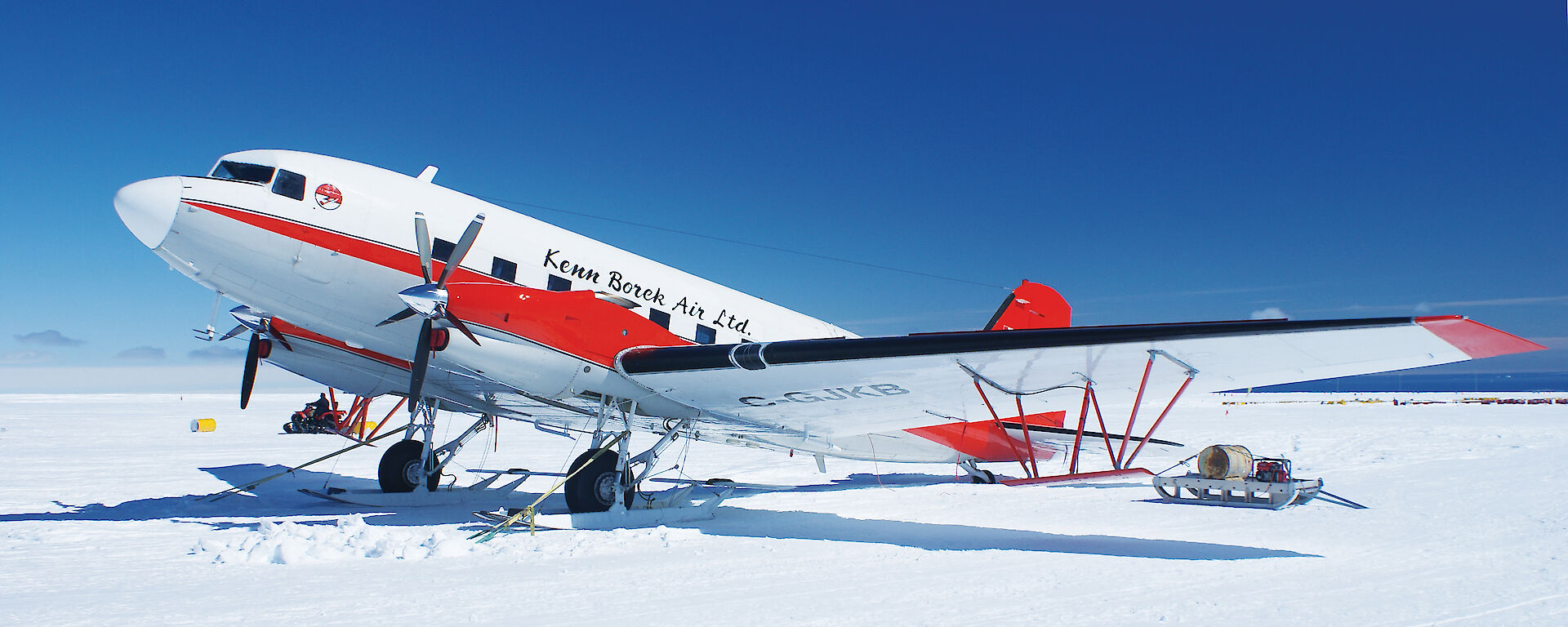 This Basler BT-67 aircraft used by the ICECAP project.