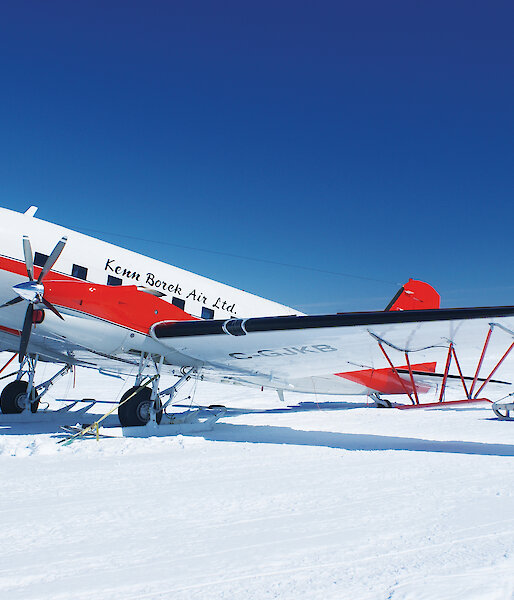 This Basler BT-67 aircraft used by the ICECAP project.