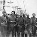 The Western Base party on their return from Antarctica in 1913.