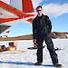 Martin Boyle in Antarctica.