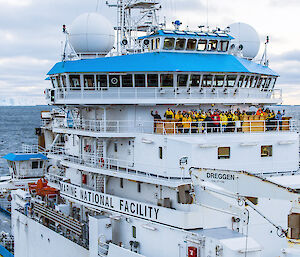 The science team onboard the RV Investigator.