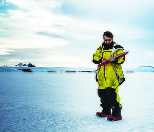 John Kelly in Antarctica