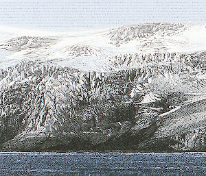 Challenger Glacier by Sally Robinson, a painting