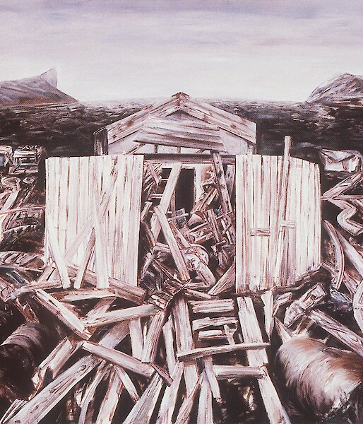 Painting of Heard Island Icon (Admiralty Hut), 1987