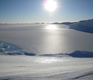 Sea ice near Casey station