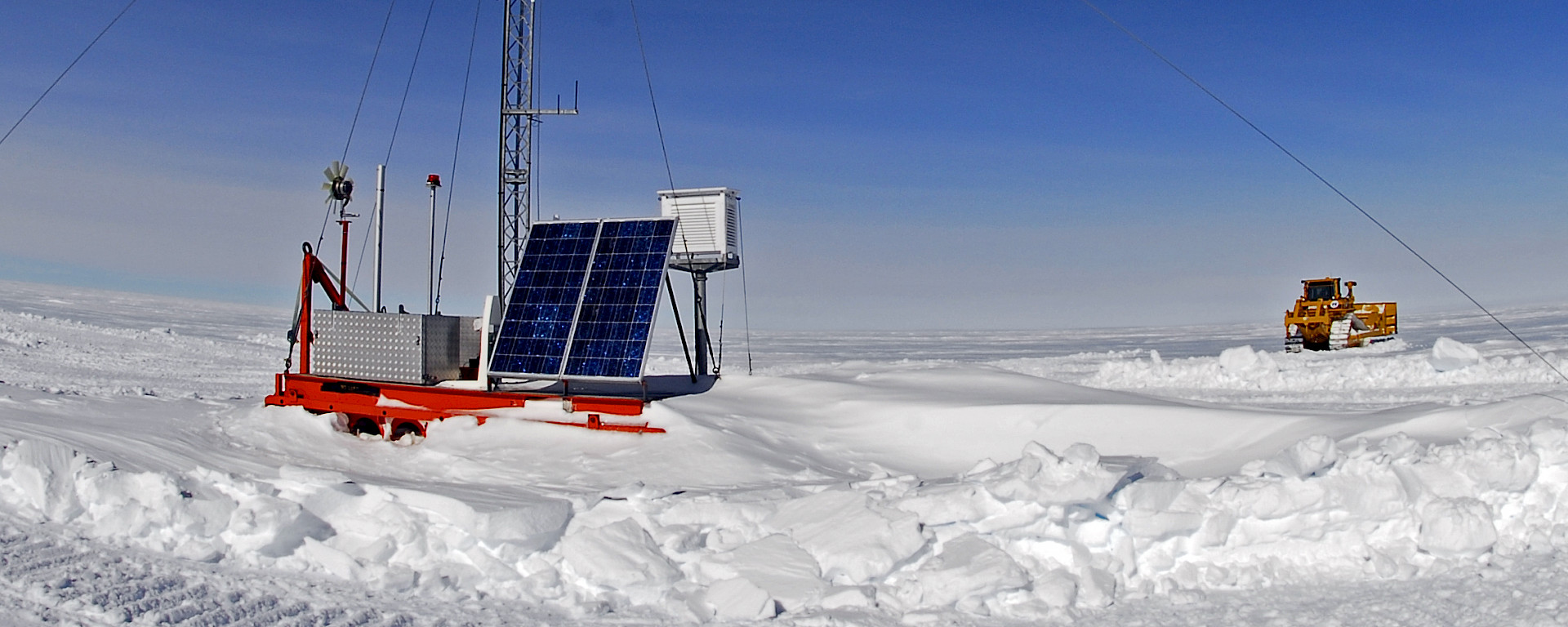 AWS surrounded by snow