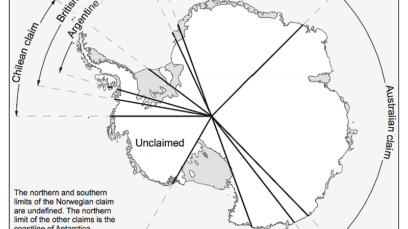 Antarctic territorial claims: Chilean, British, Argentine, Norwegian, Australian, French, New Zealand
