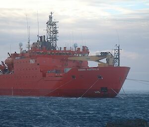 Aurora Australis in harbour