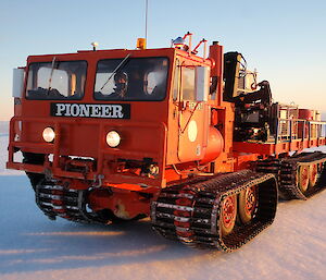 Mawson station Pioneer tracked vehicle