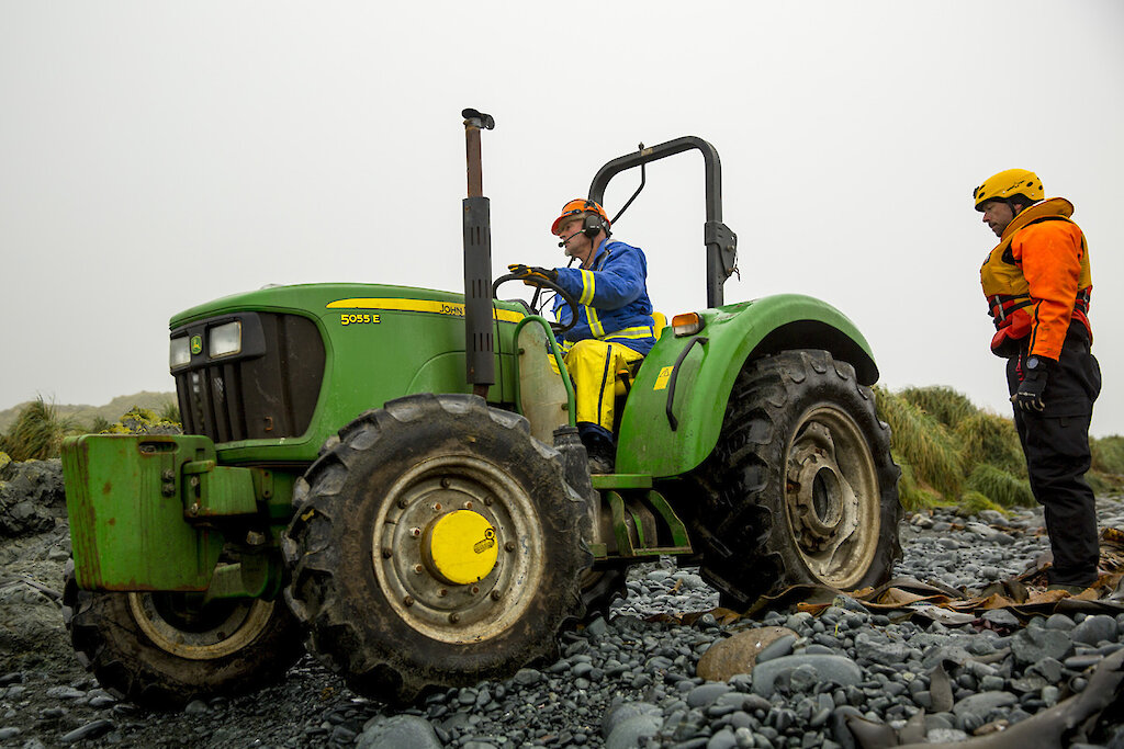John Deere tractor (Macquarie Is only) — Australian Antarctic Program